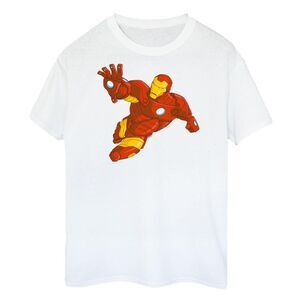 Iron Man Unisex Adult T-Shirt / White/Red